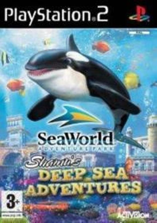 Activision SeaWorld Adventure Parks: Shamu s Deep Sea Adventures PS2 PlayStation 2