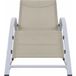 Maison Exclusive Chaise longue textilène et aluminium crème