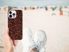 B2Ctelecom iPhone 14 Pro Max Étui en silicone Grains de café