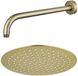 FortiFura Calvi Hoofddouche - 25cm - Rond - Geborsteld Messing (Goud)