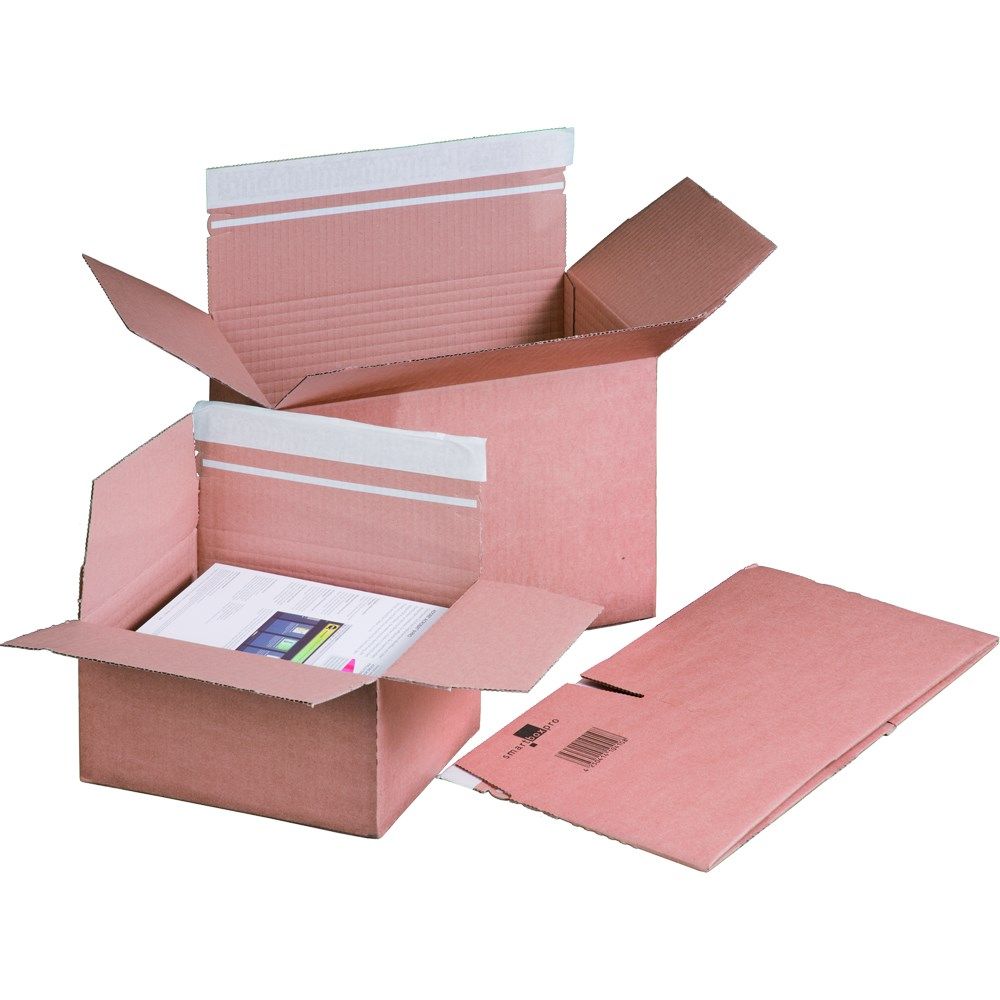 Smartbox Pro Pakdoos 230x160x80mm, Enkellaags, bruin