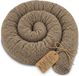 Totsy baby ASE Spolka Akcyjna Zijslaper kussen Lichaamskussen 400 cm Bouclé - Lang kussen bed rol slaapkussen nek rol Decoratie voor kinderkamer Oeko-Tex certificaat Beige D