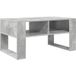 Table basse gris béton 92 x 53 x 45 cm bois d'ingénierie