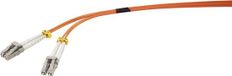 Renkforce RF-5189148 Câble de raccordement fibre optique 1,00 m Orange [1x fiche LC - 1x fiche LC] 50/125 µ Multimode OM2