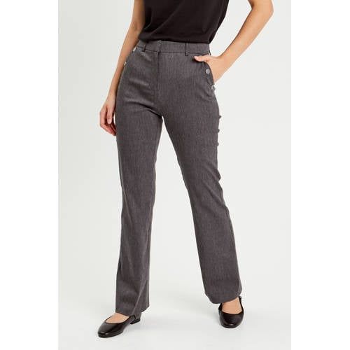 Cache Cache Flared High Waist Flared Broek Grijs