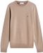 Tommy Hilfiger Pull en maille pour homme Coton XXL Beige