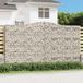 Maison Exclusive - Geknoopte gaasbakken, 9 stuks, 400x50x220/240 cm, verzinkt staal