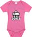 Bellatio Decorations Mama ik heb dorst baby rompertje roze meisjes