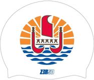 Z3R0D Badmuts Blason Polynesie Unisex Wit Siliconen