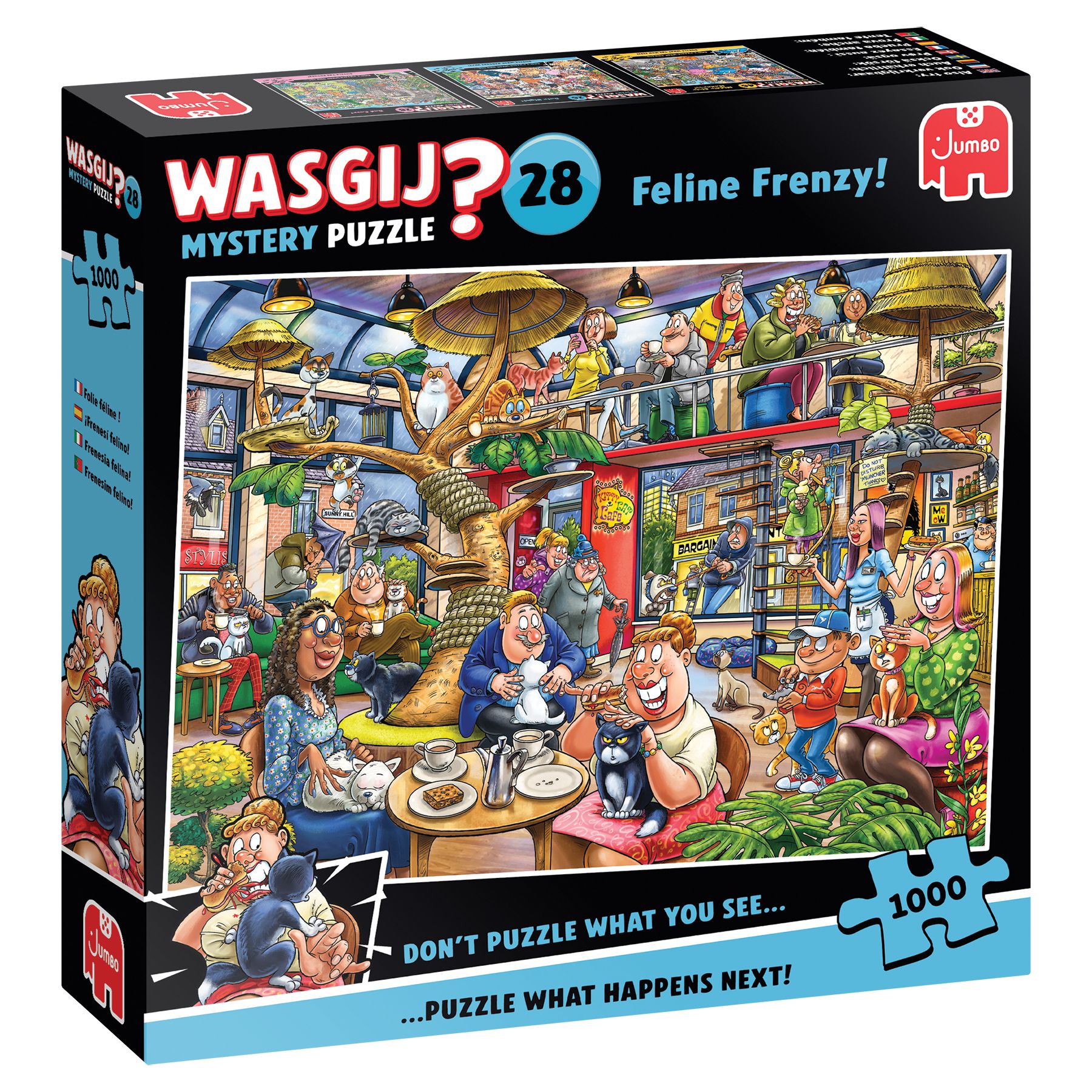 Jumbo Wasgij Mystery 28 - Kat-en-Muisspel! - 1000 Stukjes Legpuzzel
