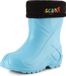 Ladeheid Bottes de pluie enfant - Doublé et imperméable - EVA - Turquoise/Noir - Taille 33