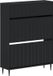 vidaXL Schoenenkast ZWOLLE 78 x 24 x 103 cm Bewerkt hout Zwart