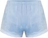 Hunkemöller Short Velours Kant Blauw