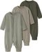 TWO SOON NAME IT - TBMSLEEPSUIT 3P SOLID NOOS - Baby - Pyjamas - Olive Night - 86
