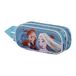 Disney Frozen 2 Enchanted-3D Dubbele Etui, Blauw, 22 x 9,5 cm