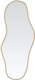 vidaXL Wandspiegel 60x25 cm Goudkleurig