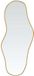 vidaXL Wandspiegel 60x25 cm Goudkleurig