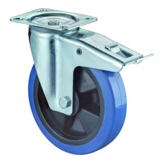 BS wielen Transportwiel Zwenkwiel met rem - 100 mm - 1 stuk