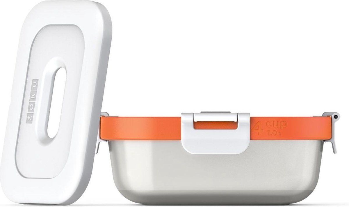 Zoku Lunchboxset - 20,5 cm - 3 stuks - Transparant