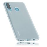 mumbi Hoes compatibel met Huawei P30 Lite mobiele telefoonhoes, transparant wit