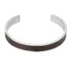 Philipp Blanc Simon Bracelet en cuir véritable et acier inoxydable