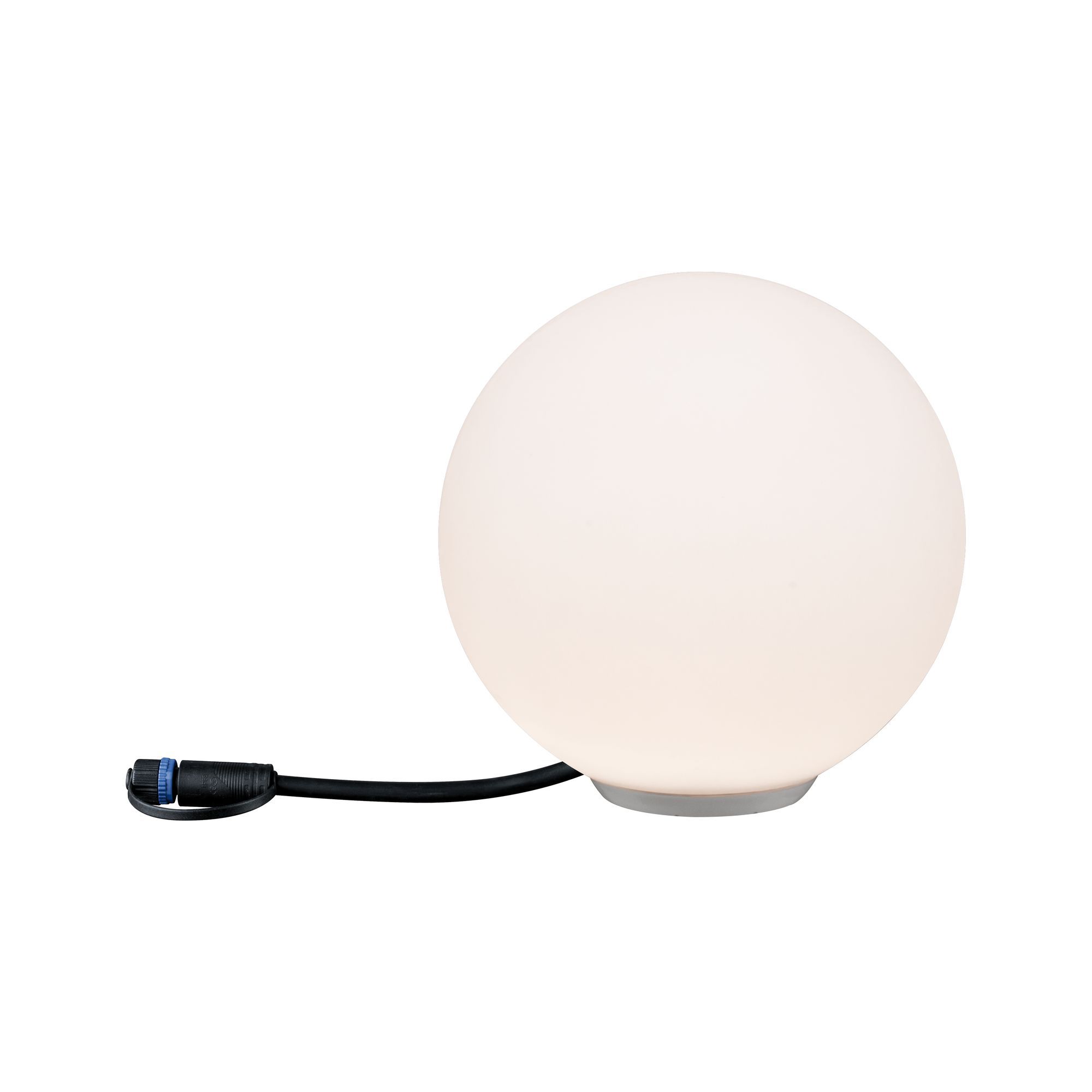 Paulmann Plug & Shine LED Buitenlamp Globe Ø 20 cm IP67 24V - Warm Wit - Dimbare Kunststof Bollenlamp