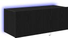 vidaXL TV Wandkast Zwart Eiken 80 x 35 x 31 cm