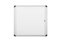 Bi-Office Enclore Extra Magnetische Vitrinekast, Geanodiseerd Aluminium Omlijsting, Verticaal 6xA4