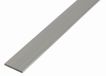 Alberts Platte buis aluminium, naturel 1000 x 60 x 3 mm