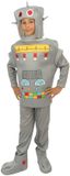 P'TIT CLOWN Robotkostuum voor kinderen, uniseks, compleet, perfect voor carnaval, cosplay, Halloween, verjaardag, kostuumfeesten en thema-evenementen - Grijs