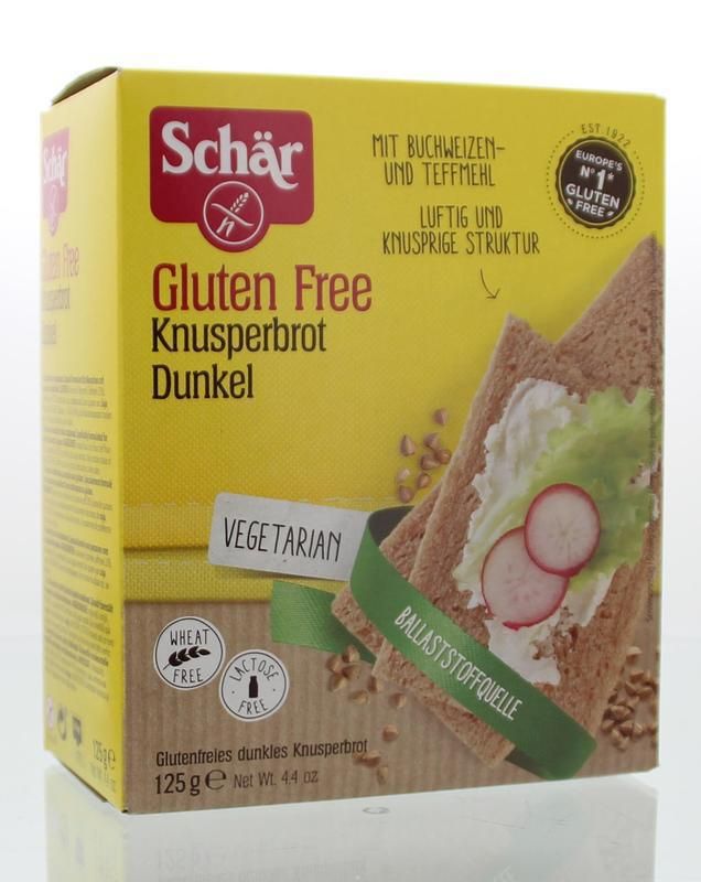 Schar Knackebrood Donker 125gr