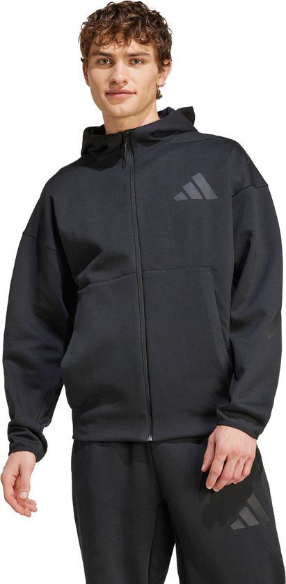 adidas Sportswear Z.N.E. Trainingsjack met Capuchon Heren Zwart XXL