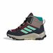 adidas unisex - barn Terrex Ax4R Mid Rain.Rdy Hiking Shoes, maroon/pulse mint/chalky brown, 31 EU