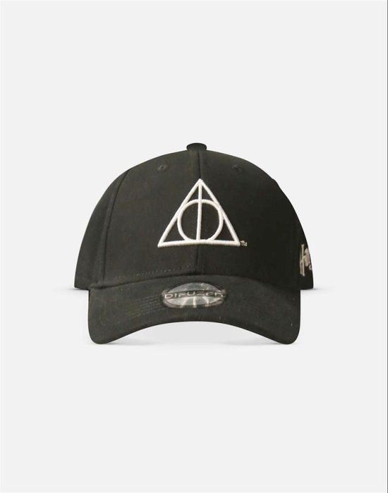 Harry Potter Deathly Hallows Snapback Pet - Black - Unisex - One Size