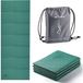Tapis de yoga - Pliable - Antidérapant - 5 mm d'épaisseur - PVC - Imperméable - Sac de transport