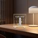 LogiLink bureau en bureau-accessoires, 200×200 mm, transparant, warm geel licht