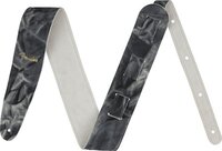 Fender Tie Dye Leather Strap - Black/Grey