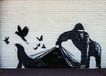 Banksy Affiche Art Banksy - Gorilla London Zoo 70x50cm