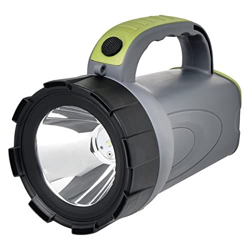 Emos Oplaadbare LED Handlamp - 300lm - Zwart/Groen/Grijs