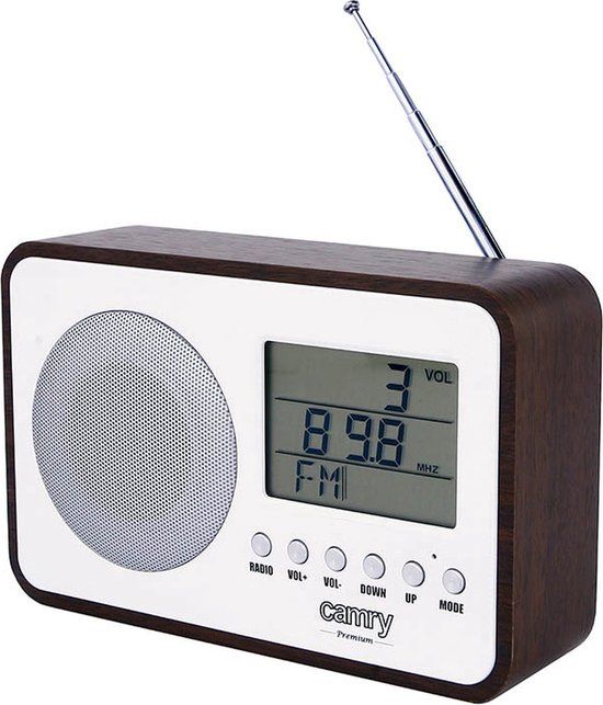 Camry CR1153 - Draagbare Digitale Radio - Zwart/Wit