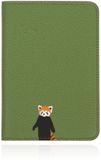 LGT JWLS Lookinggoodtoday Paspoorthoes met extra opbergvakjes - PU Leer Wasbeer Groen