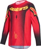 Alpinestars Supertech SCENZ Motorcross trui voor jongeren - Rood/zwart/geel - Maat S