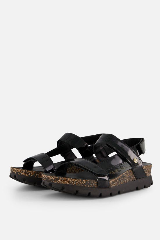 Panama Jack Selma B26 Sandalen zwart Lak - Maat 38
