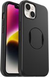 OtterBox OtterGrip Symmetry Series Back Cover Zwart voor Apple iPhone 15 Plus