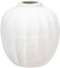 Atmosphera Bloemenvaas Amia - creme wit - kunststeen - D25 x H28 cm