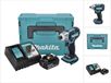 Makita DTS 141 RT1J visseuse sans fil 18 V 40 Nm 1/4" sans balai + 1x batterie rechargeable 5,0 Ah + chargeur + Makpac