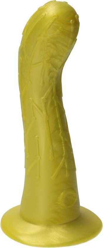 Ylva & Dite Cryptodite - Siliconen G-spot / Anale dildo - Made in Holland - Flash Gold