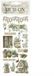 Stamperia - Herbarium Silvae Rub-On 8,33x2,36 Inch Cottage