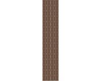 Ambiance Sticker Voorgelijmd vliesbehang - Scandinavisch Art Deco Chocolade Diamantpatroon - 1 rol van 300x60 cm