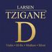 LARSEN STRINGS Vioolsnaren Tzigane multifilament vezelkern D zilver medium